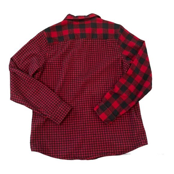 L.L. Bean Relaxed Fit Scotch Plaid Checkered Thick Flannel Shirt Size Small - Picture 4 of 11